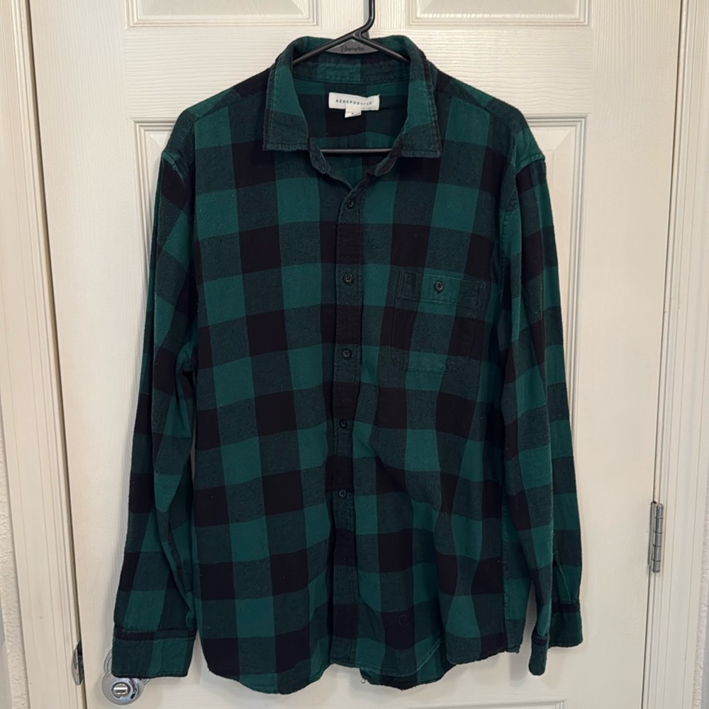 Aeropostale Flannel Button Down Shirt